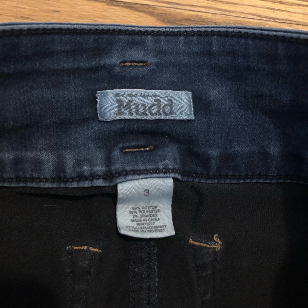 High waisted double button blue skinny jeans - Picture 6 of 6